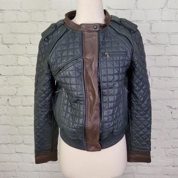 L.A.M.B. Jackets & Blazers - L.a.m.b. 𝅺l. A. M. B. Leather Jacket Quilted Black 6